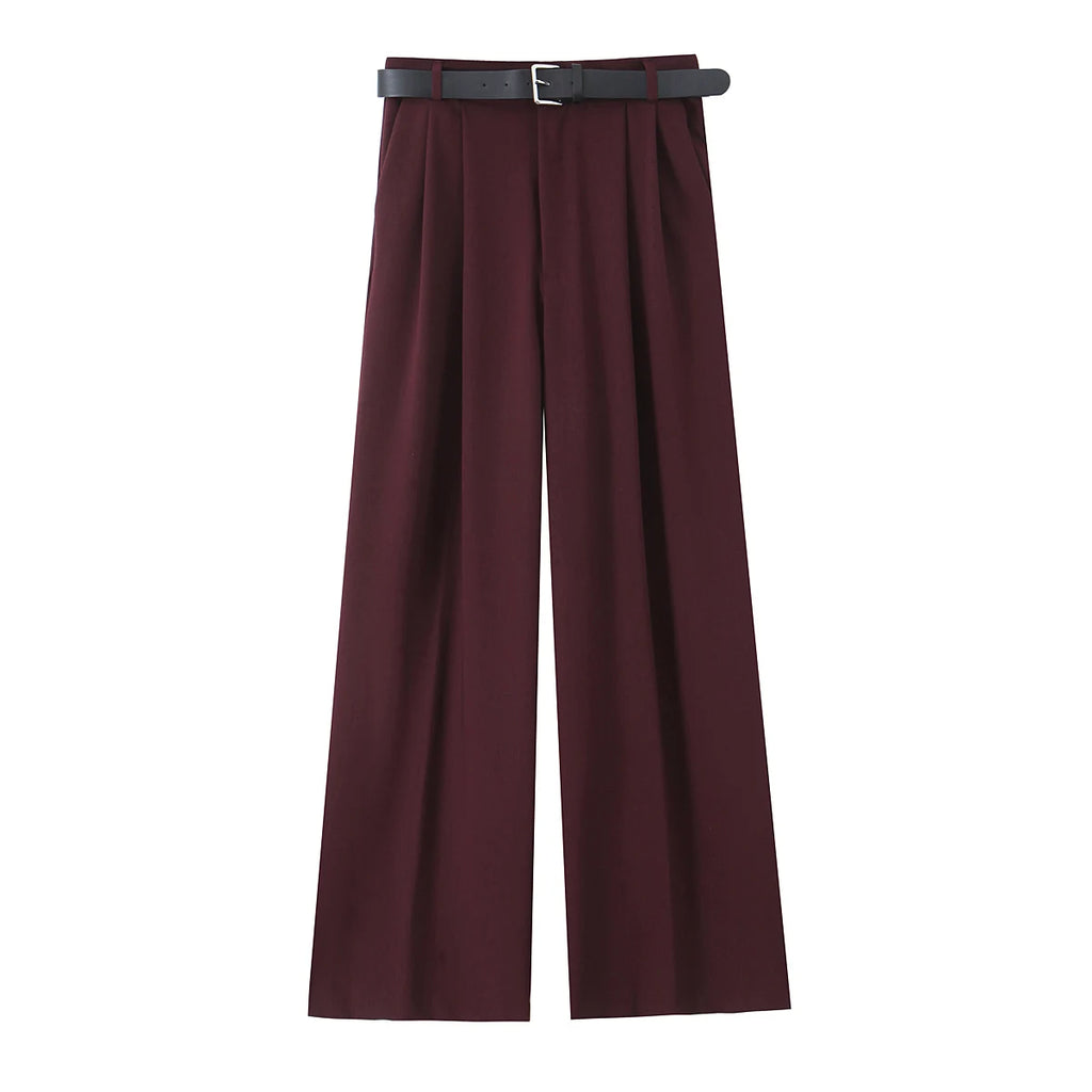 Women Fashion Classic Wide-Leg Pants