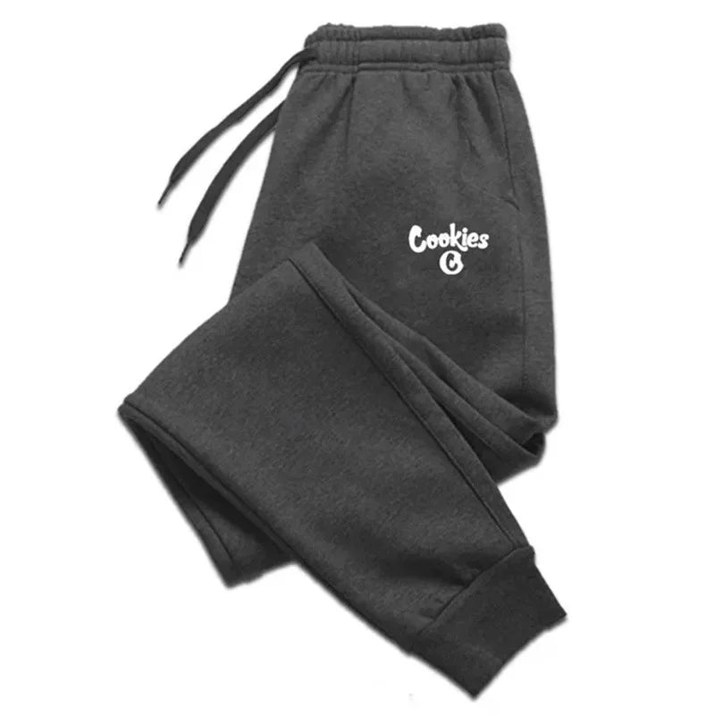 Casual Printed Sports Running Trousers Men Women Drawstring