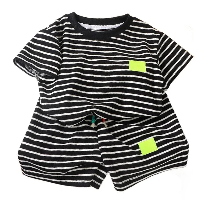 Children Short Sleeve Shorts Sets