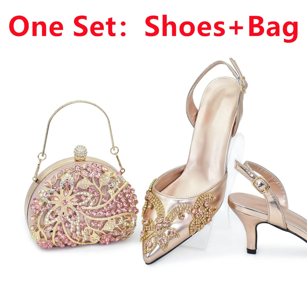 Shoes and Bags Matching Set for Women
