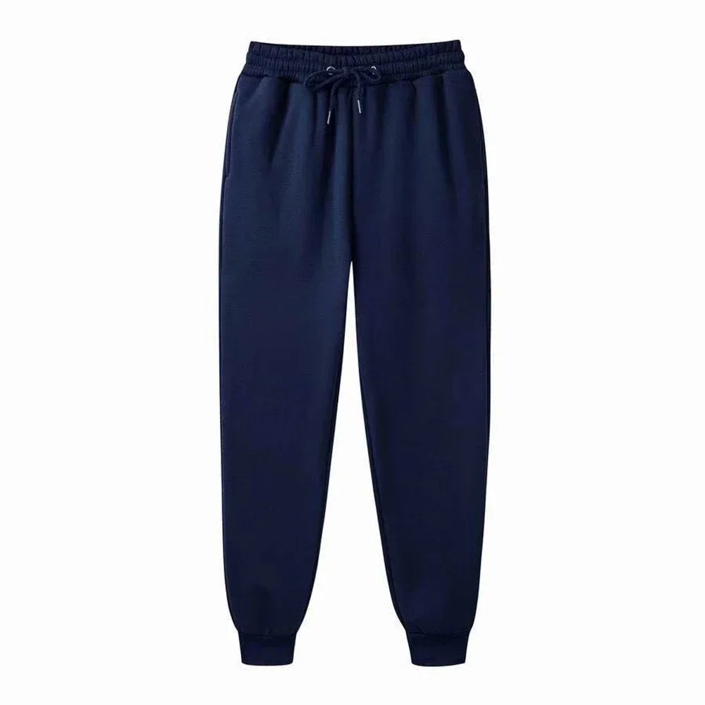Fleece Men's Sweatpants Loose Sportswear Pants Breathable Trousers