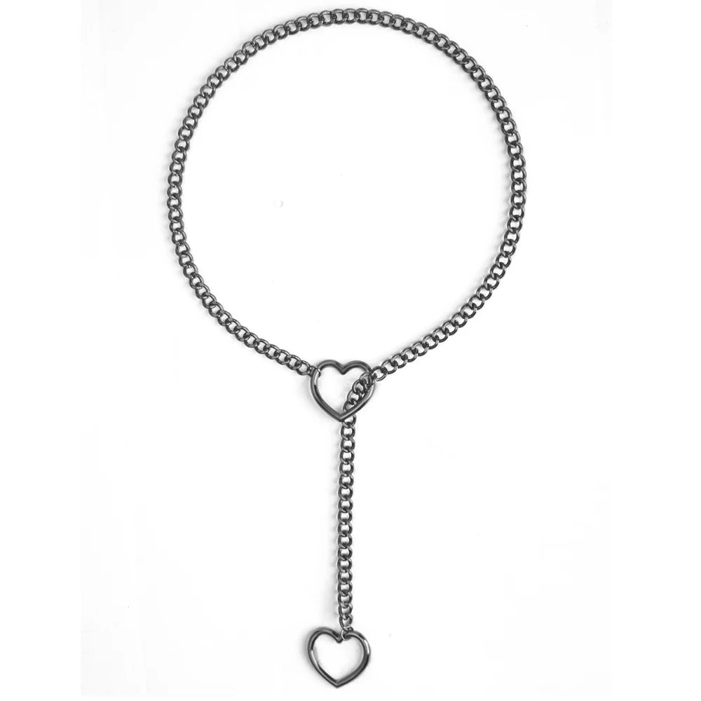 Heart Slip Chain Necklace For Women