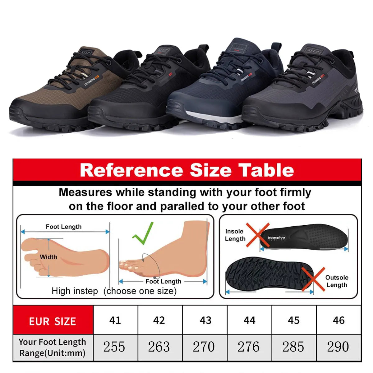 Men Hiking Shoes New Outdoor Climbing Waterproof Casual Shoes ﻿