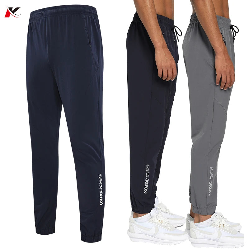 Custom Quick Dry Sports Jogging Pants with Zipper Pockets