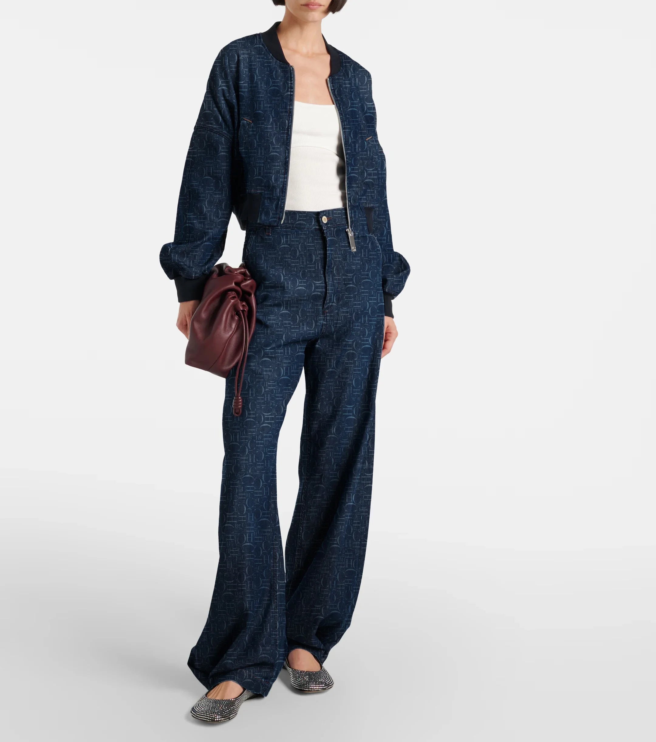 Loose Jeans Women's High Waisted Pants