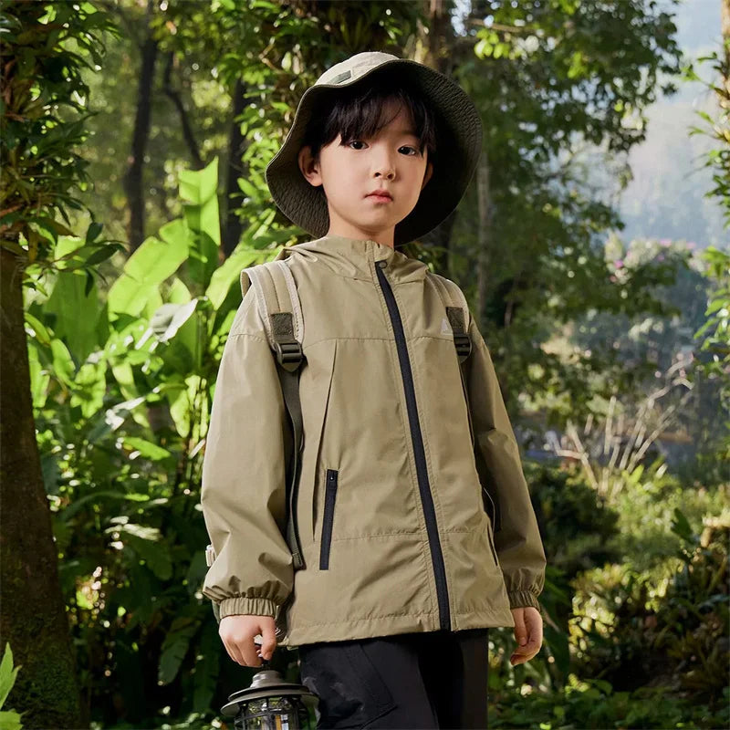 Boys Rushing Waterproof Jacket