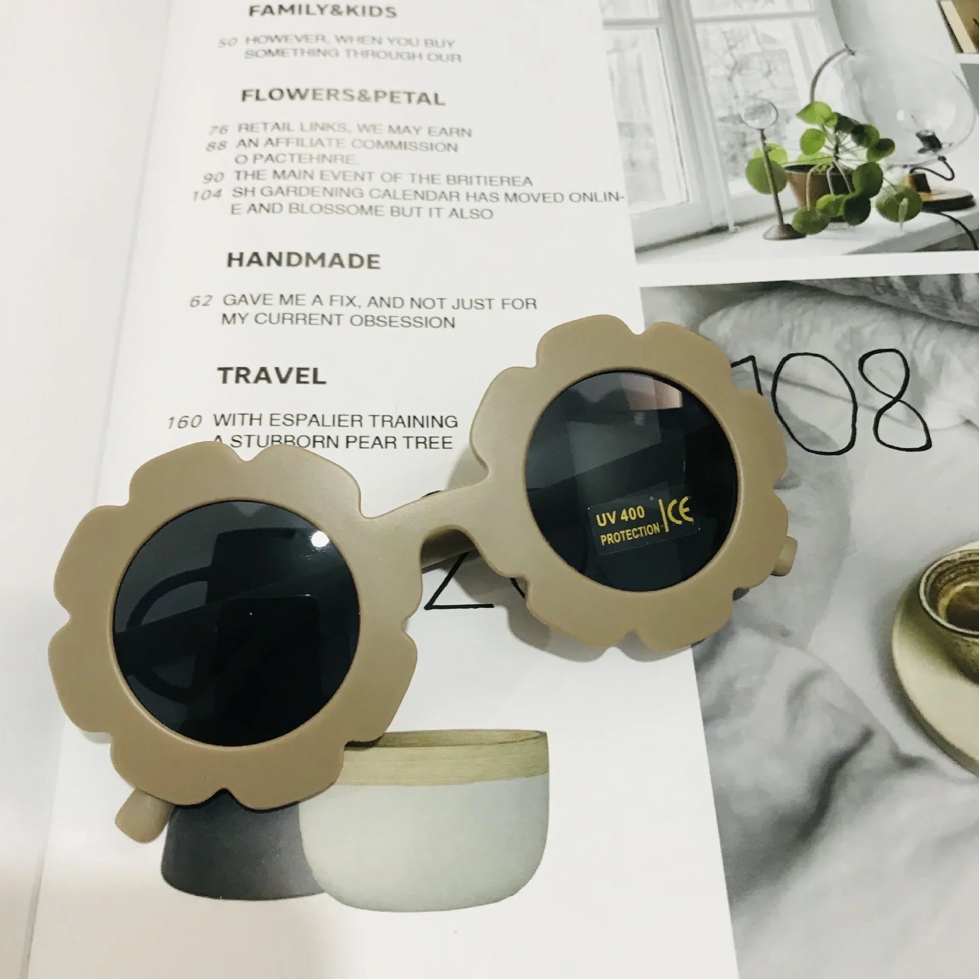 2023 new cute children's frosted glasses  color series baby sunglasses