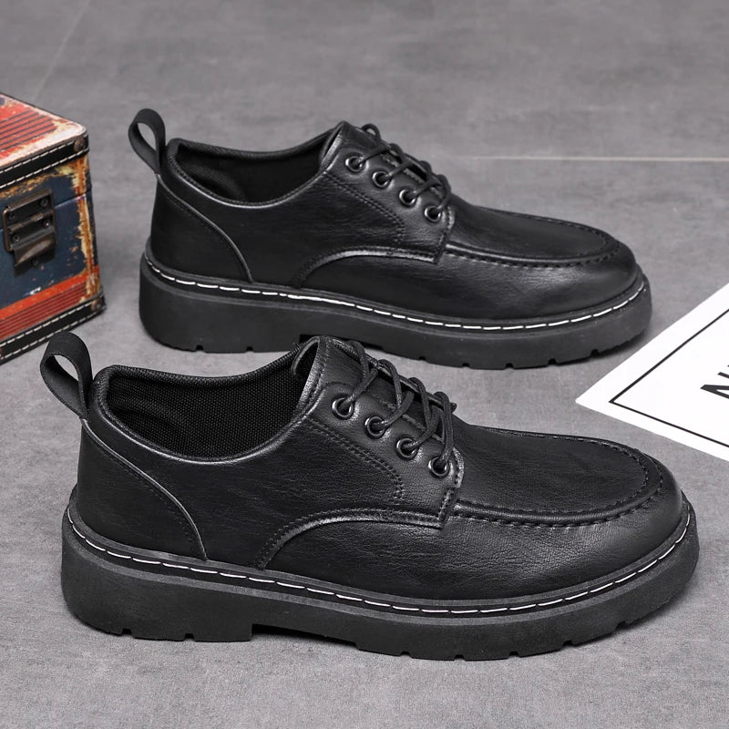 2024 New High Quality Men Casual Shoe Loafers Luxury Men's Leather Shoes Italy Oxford Shoes for Men Classic Business Dress Shoes
