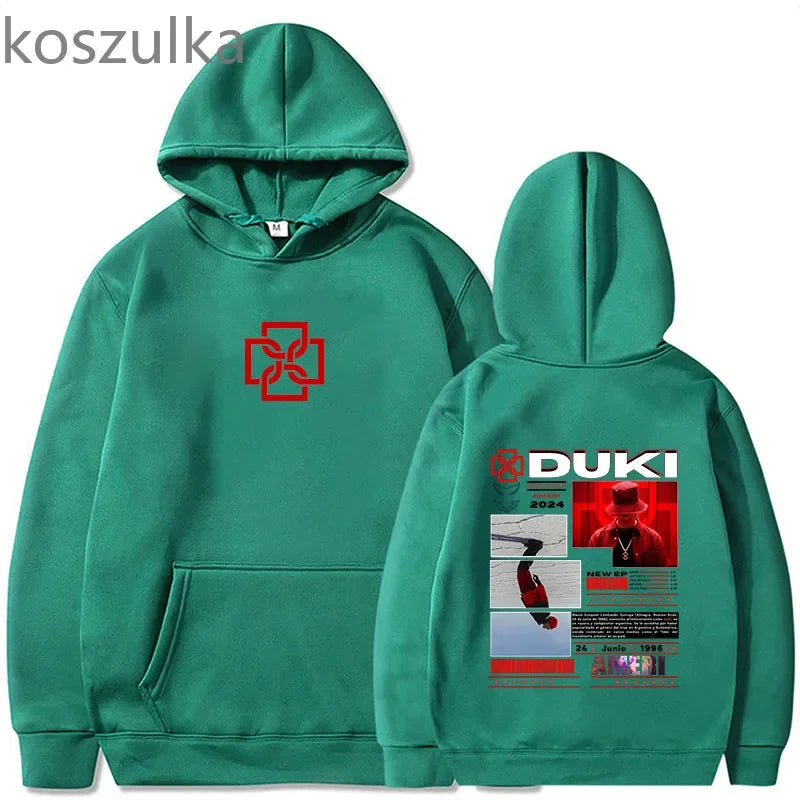 Duki Ameri World Tour Hoodie Unisex Fans Print Sweatshirts