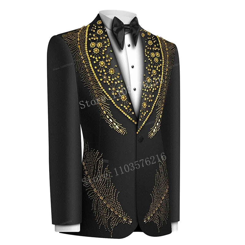 Olibexley Men's Suits 2 Pieces Sets