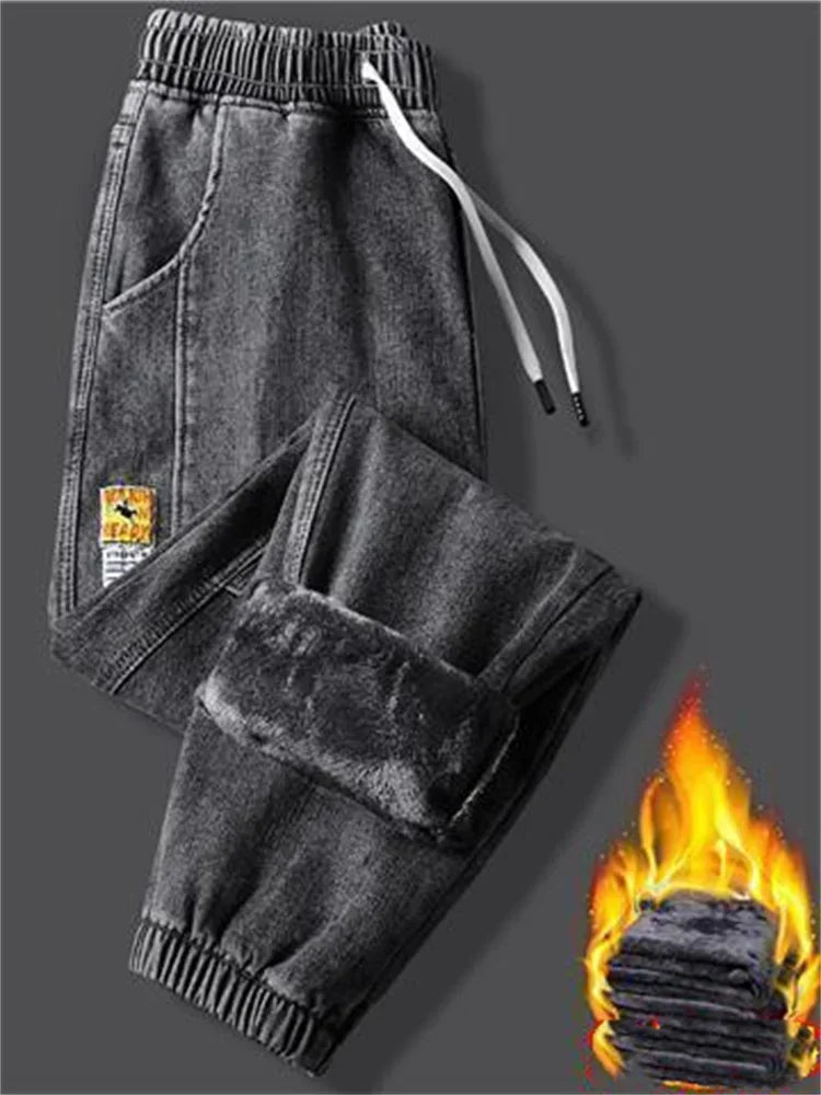 Men's jeans Fleece Jeans
