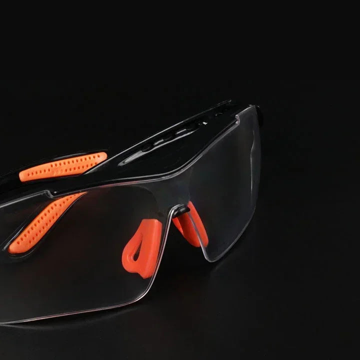 1/6 Paires Lunettes de Protection pour Cyclisme Travail Femme Homme Verres Transparents Anti-Sable Anti-Éclaboussures Anti-Vent Anti-Poussière