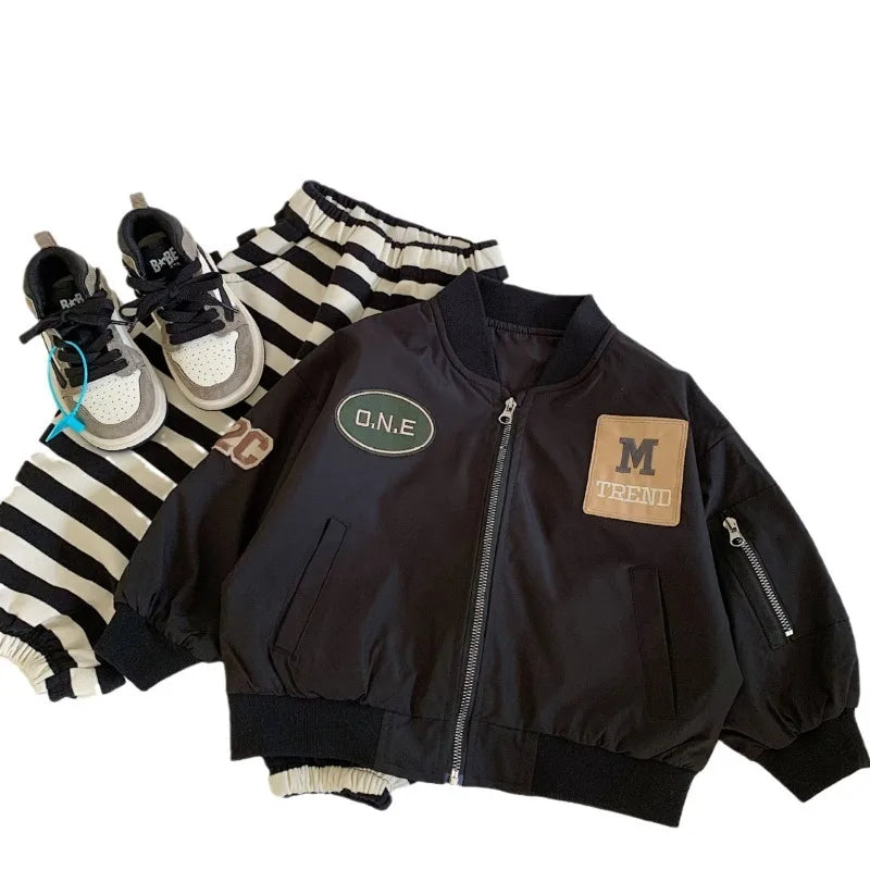 Child Fashion Baseball Coat