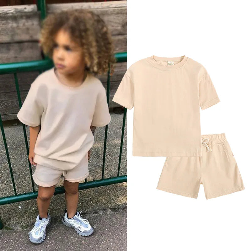 Summer 2pcs Kids Clothes Sets