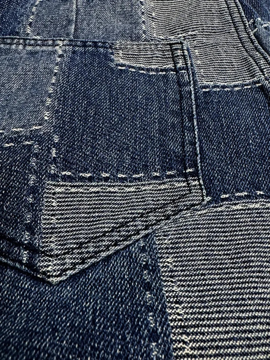 Women's Buttoned Contrast Streetwear