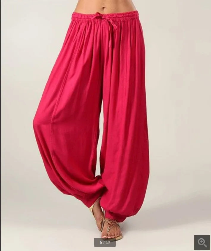 Women's Cotton Straight Tube Pants