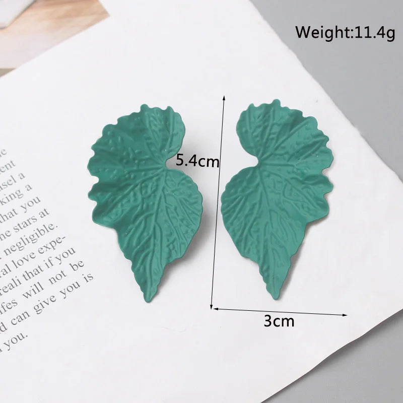 Green Color Crystal Dangle Earrings for Women