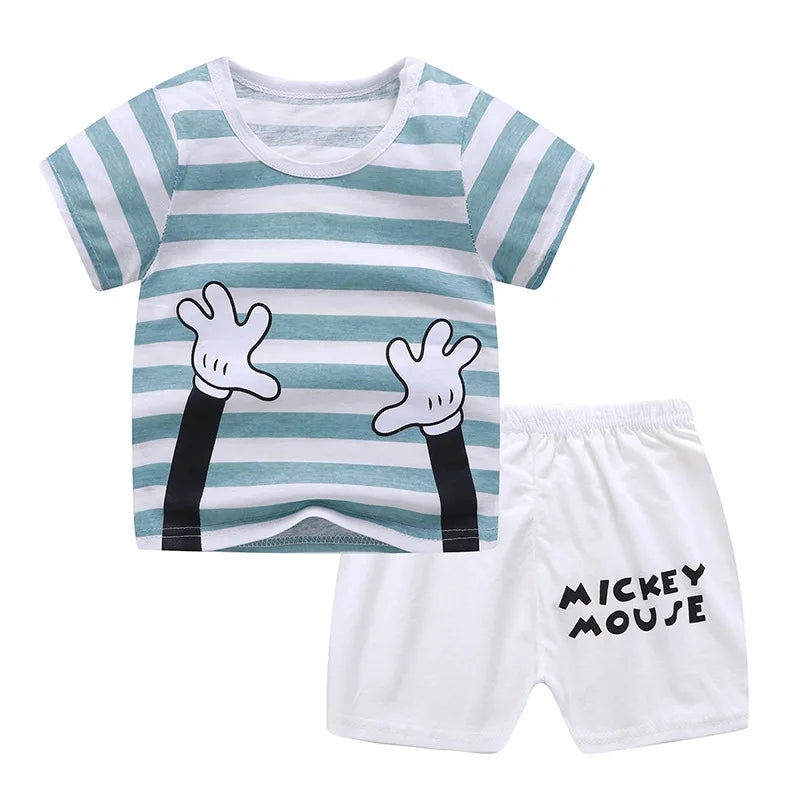 2pc/set Mickey Baby Clothes