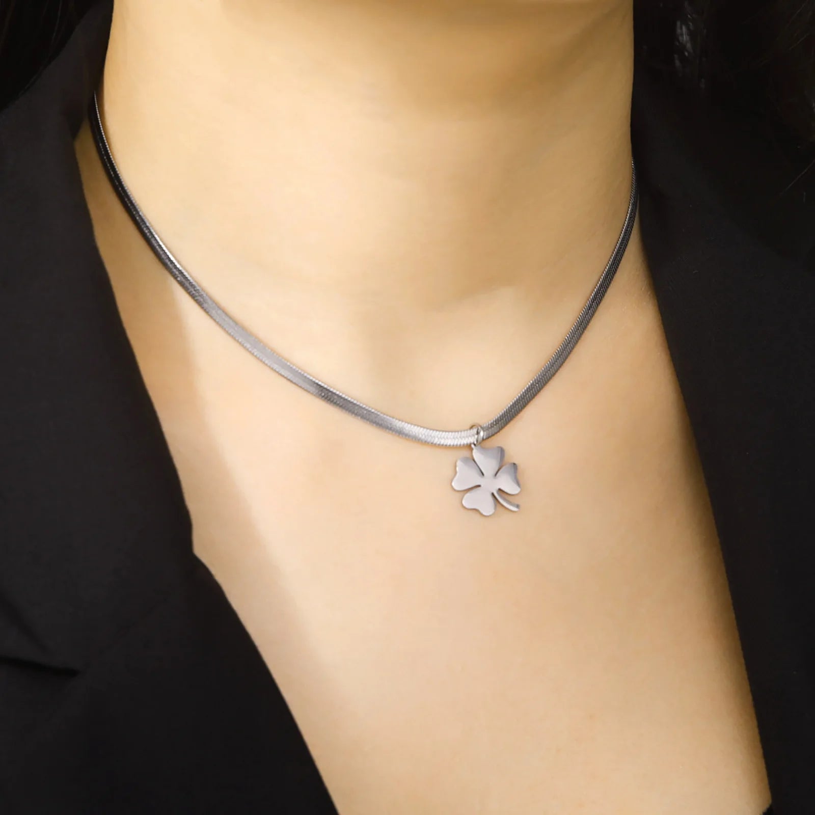 Skyrim Four Leaf Clover Women's Necklace