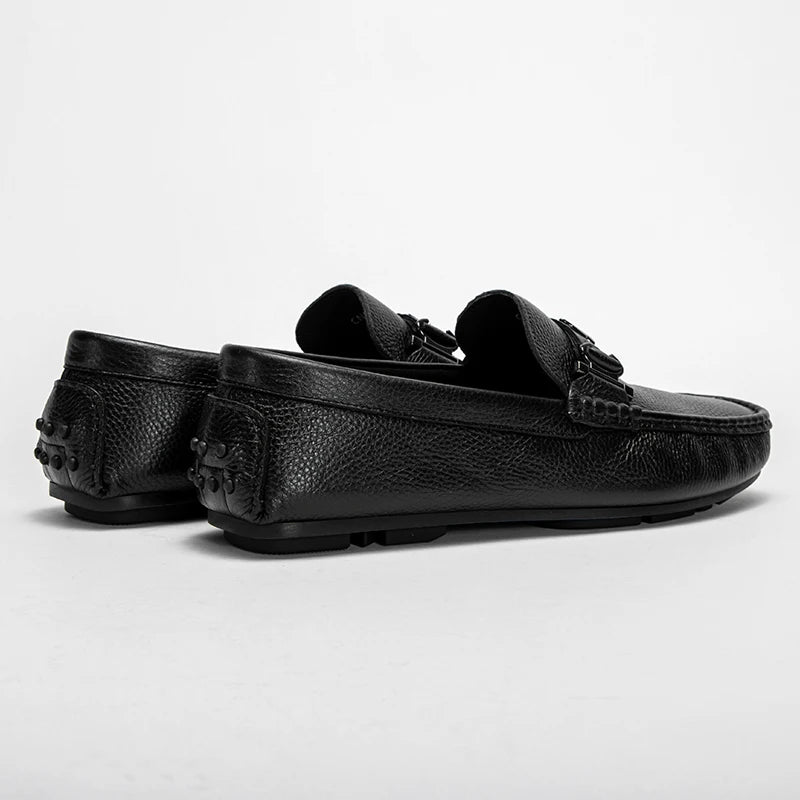 CHCH Men's Leather Shoes 2024 New Cow Leather Comfortable Casual Dress Shoes Business Men's Shoes