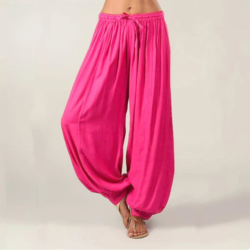 Women's Cotton Straight Tube Pants