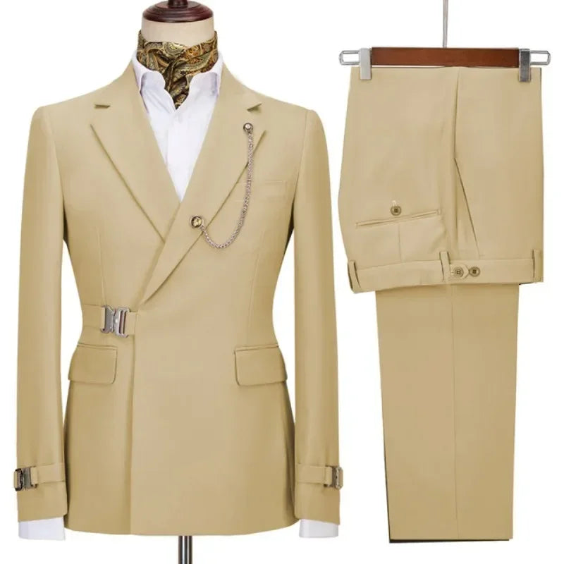 Mens Suits Coat Pant Wedding Suits