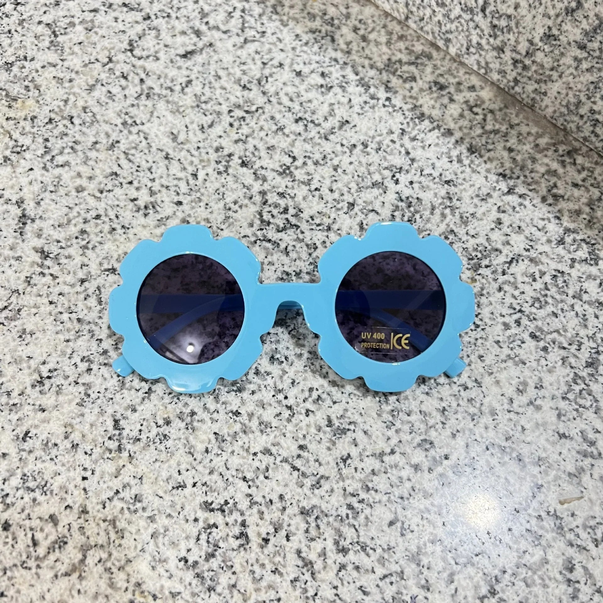 2023 new cute children's frosted glasses  color series baby sunglasses