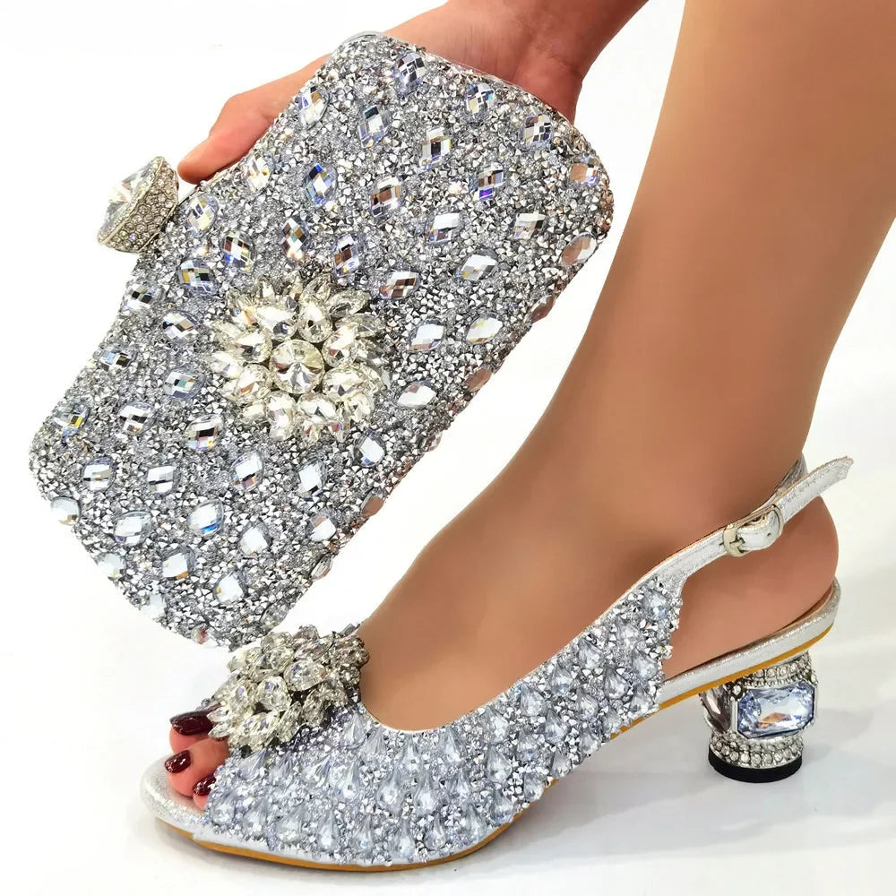 Women's Shoes and Bags Party  African Fashion Shoes and Bags