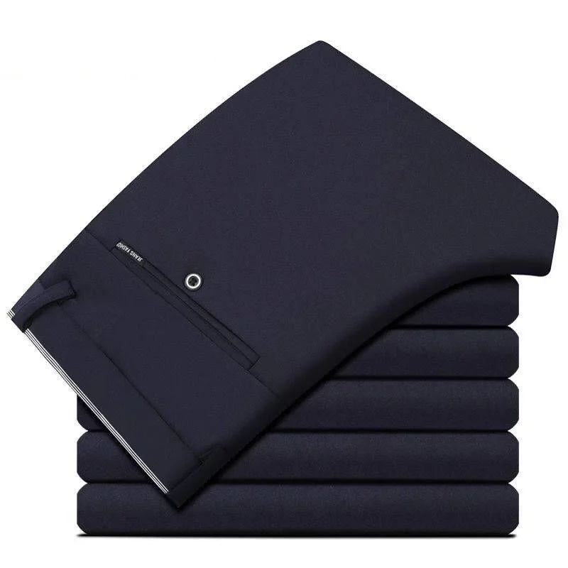 Mens Summer Fashion Business Casual Suit Pants Long Pants