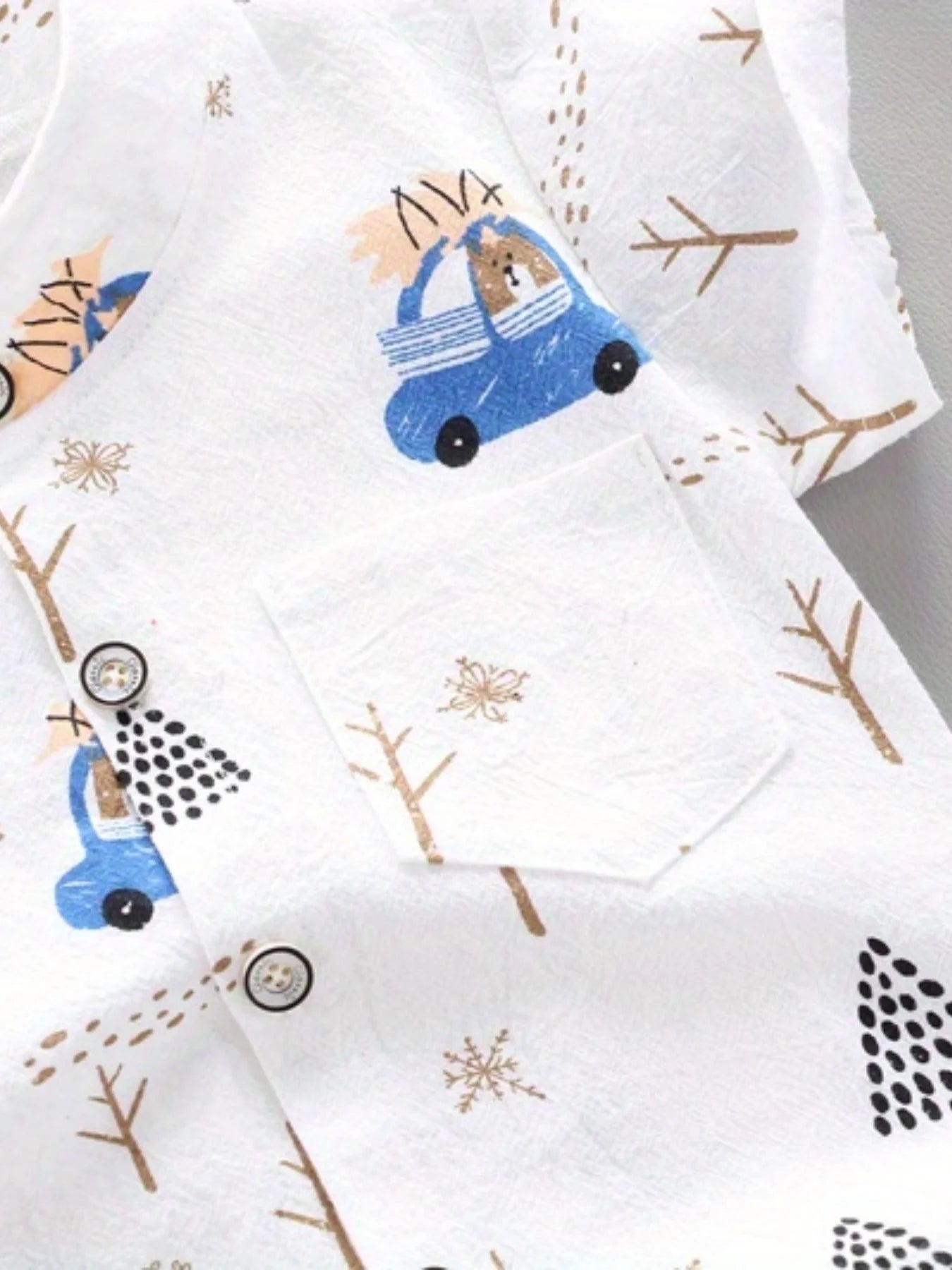 Infant and toddler short sleeved shorts set