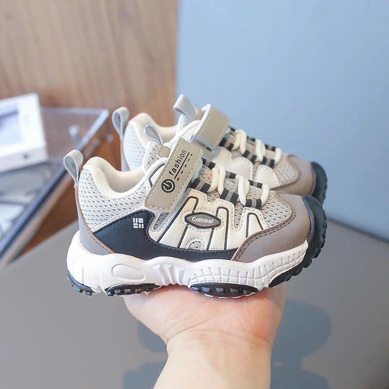 1-6 Years Boys Shoes Spring Autumn Kids Casual Shoes Boys Sneakers Patchwork Color Soft Breathable Sport Hiking Shoes For Boy