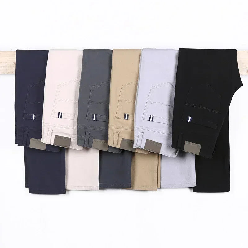 Soft Stretch Cotton 6 Color Office Casual Pants