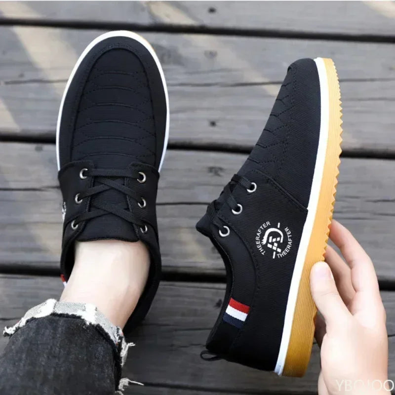 Man Canvas Shoes Fashion Platform Sneakers for Men