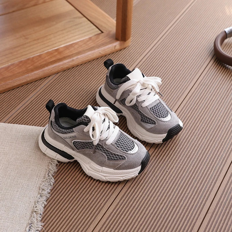 2025 Autumn New Children Casual Shoes for Girls Boys Fashion Korean Style Soft Bottom Anti-slippery Versatile School Sneakers