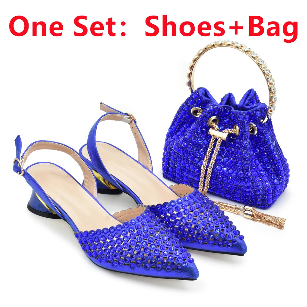 Nigeria Shoe and Bag Wedding Shoes Women Party Pumps
