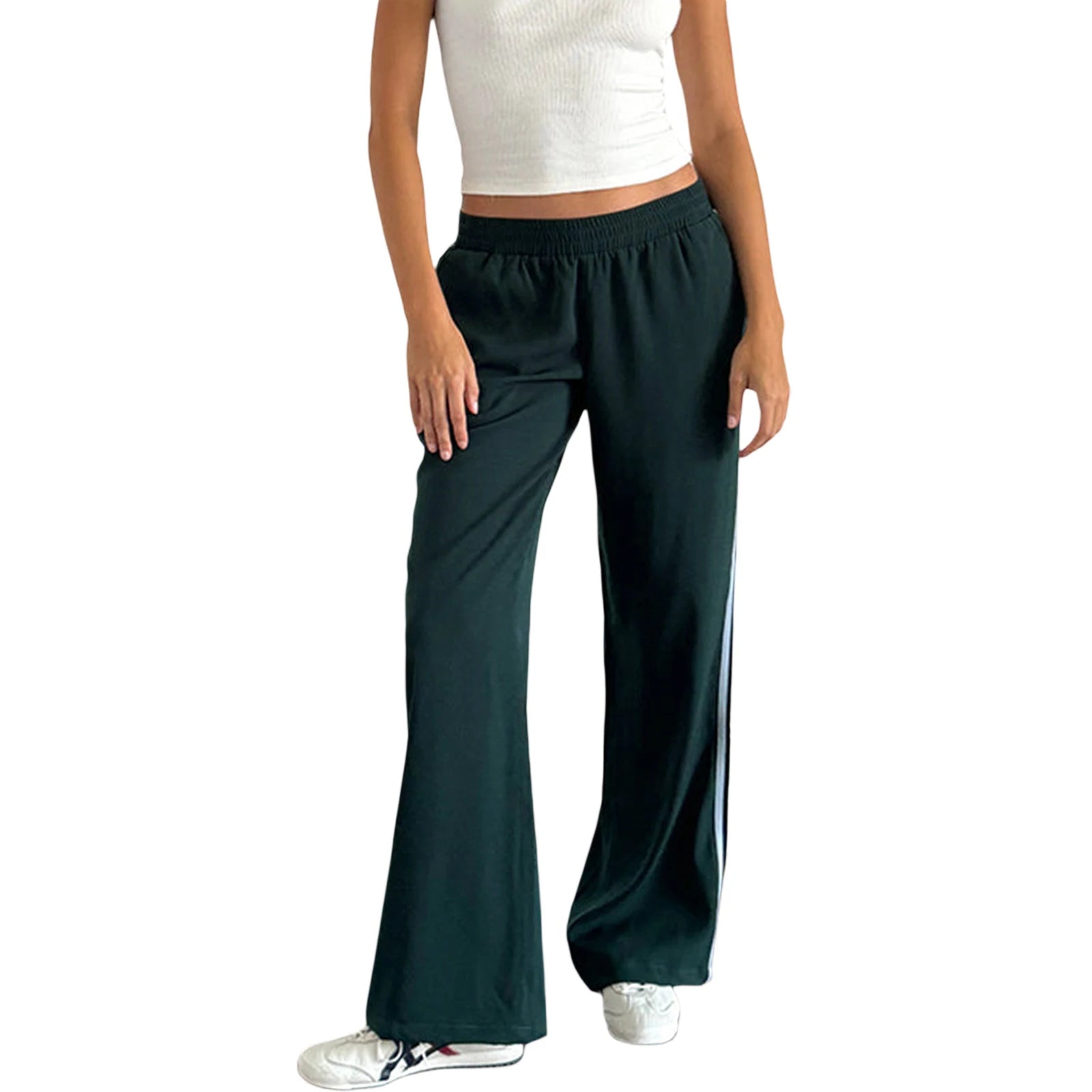 Women s High Waisted Striped Pants