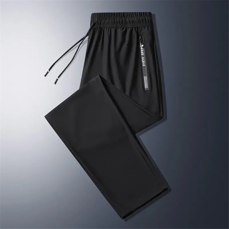 Men Plus Size Sweatpants Fashion Casual Stretch Pants