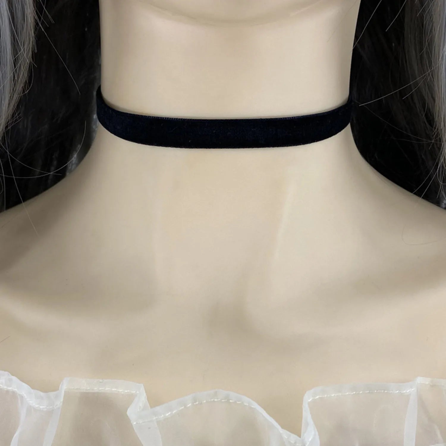 Gothic Style Black Velvet Choker Necklaces Rope Women