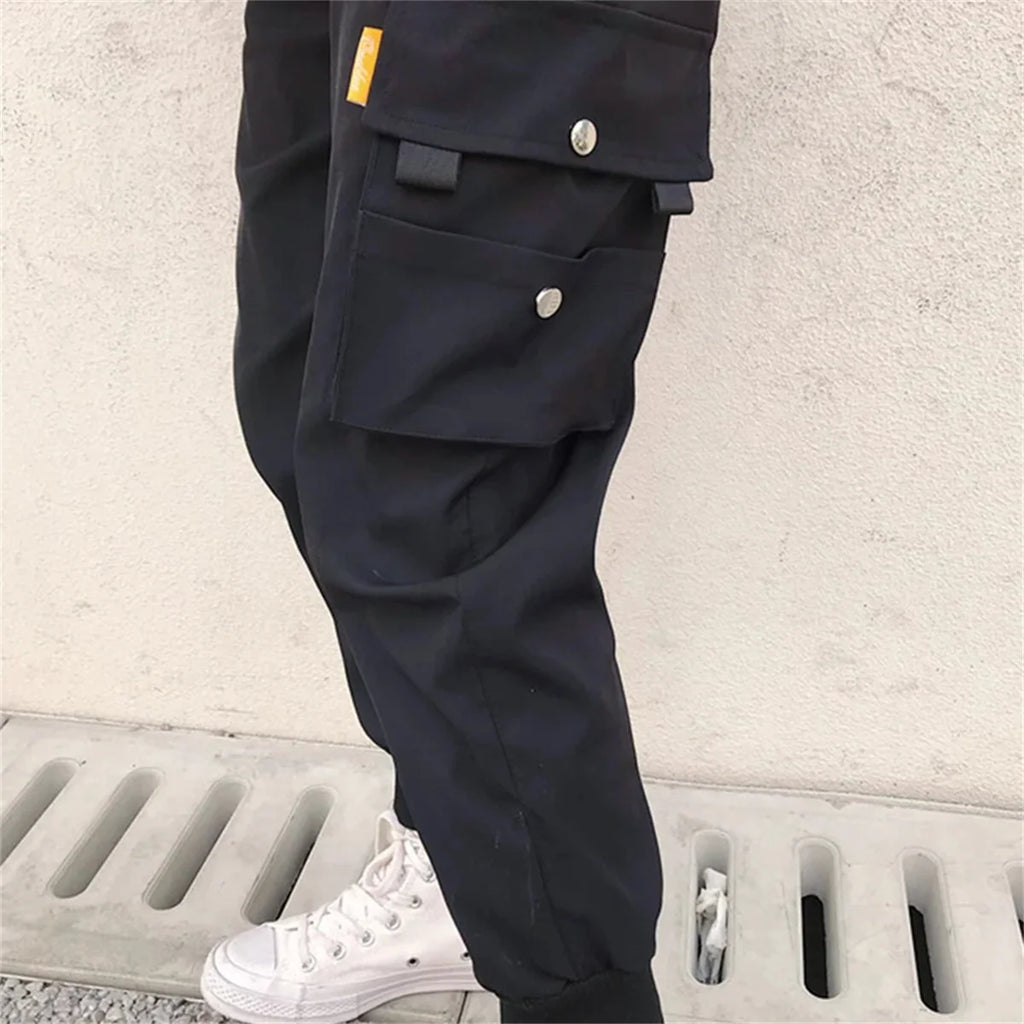 Women High Waist Loose Streetwear Baggy Tactical Trouser