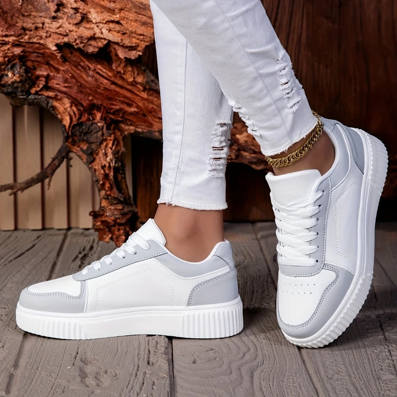 Casual Vulcanize Shoe Lace Up Sports Shoes