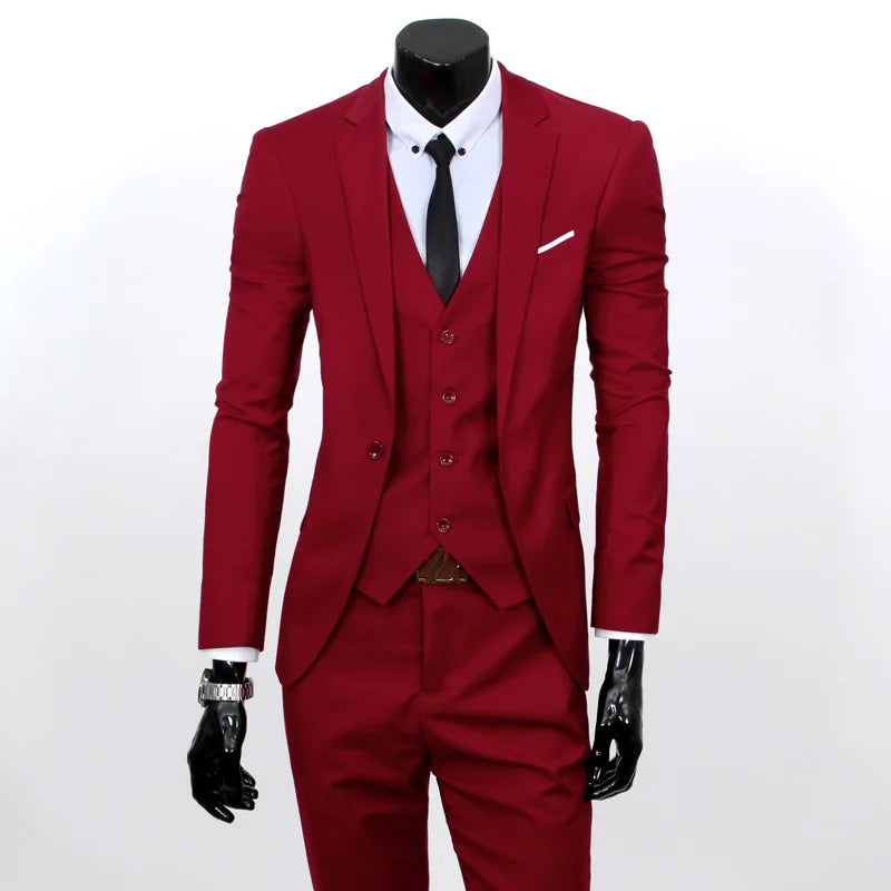 Men's Trendy Slim Business Suits