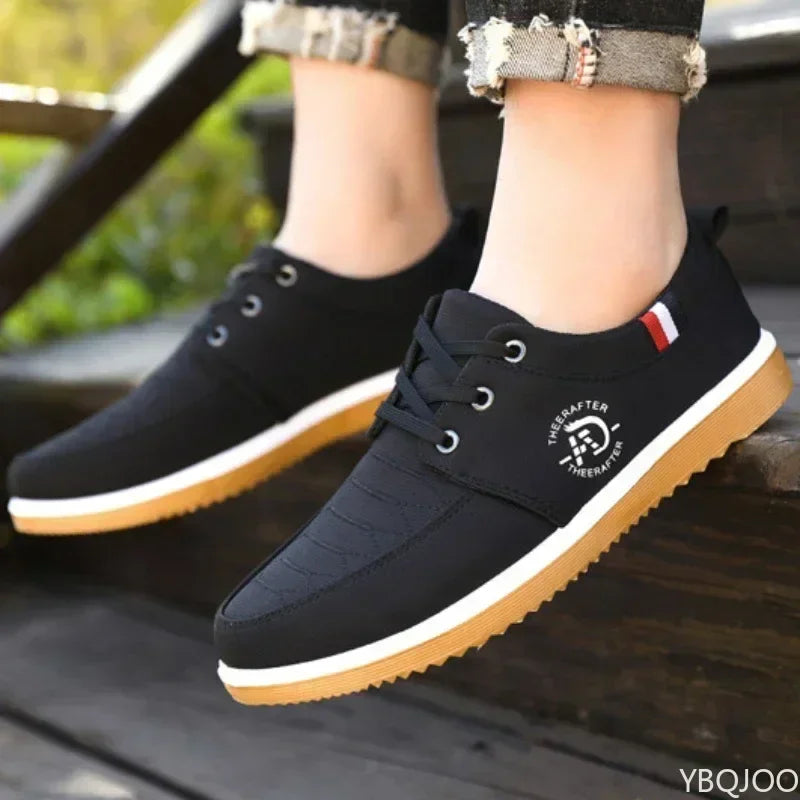 Man Canvas Shoes Fashion Platform Sneakers for Men