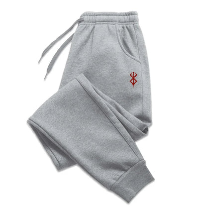 Print Men's Trousers Autumn And Winter Casual Pants