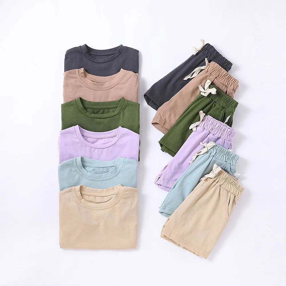 Summer 2pcs Kids Clothes Sets