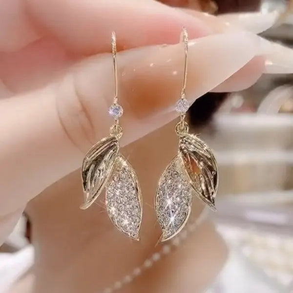 Luxury Zircon Water Drop Earrings for Women