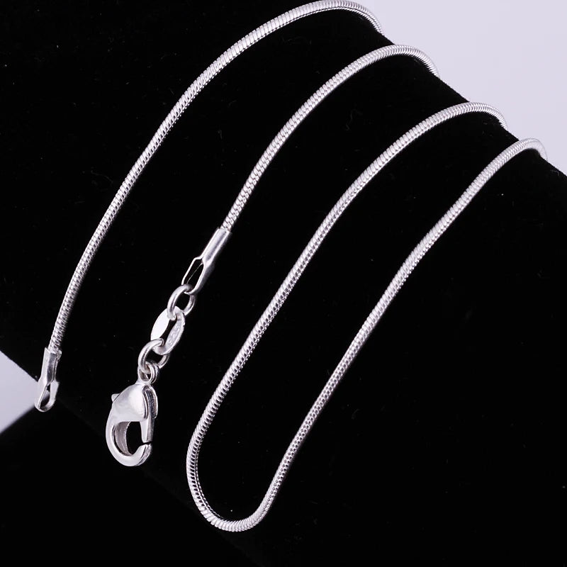 Sterling Silver Snake Chain Necklace