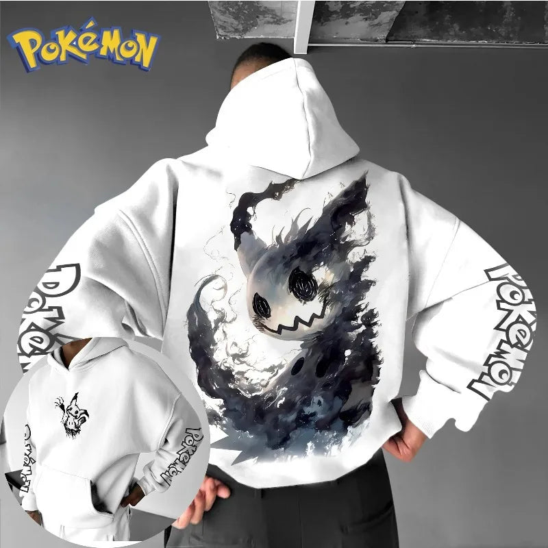 Pokémon Anime Mimikyu Printed Hoodie Sweater Top