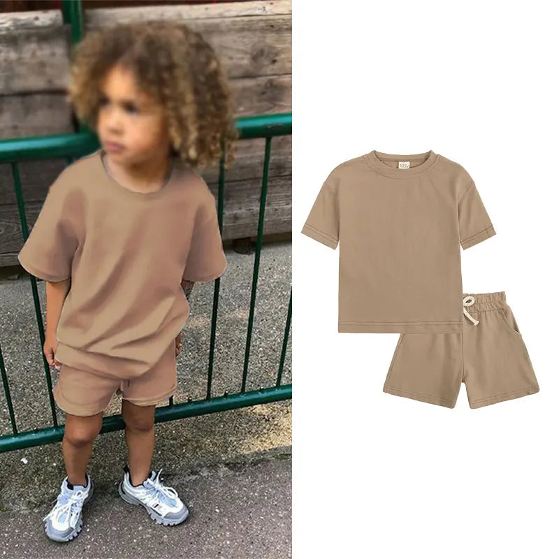 Summer 2pcs Kids Clothes Sets