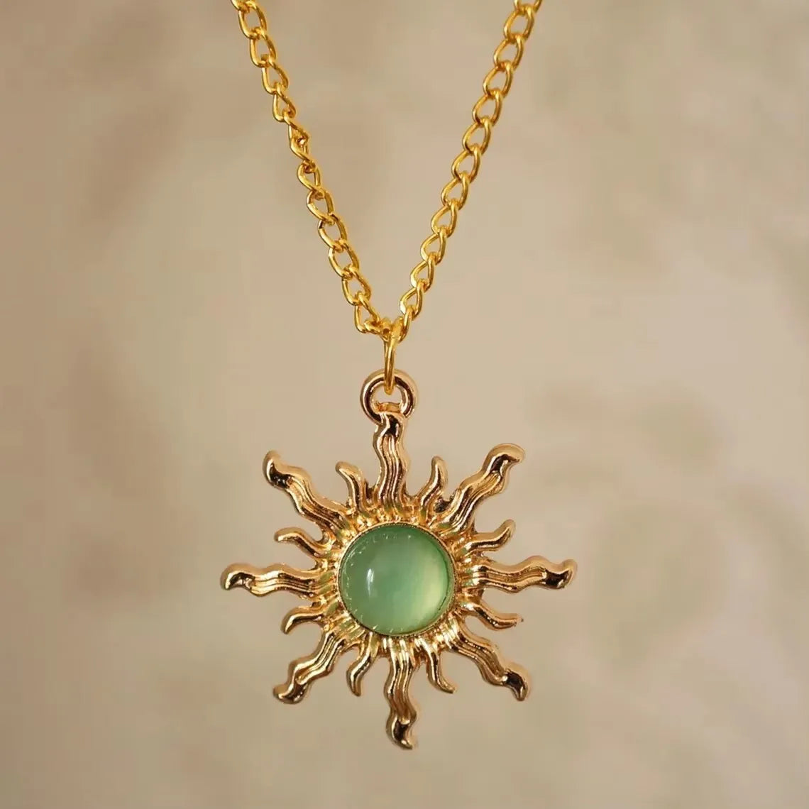 Vintage Sun Earrings Women Fashion
