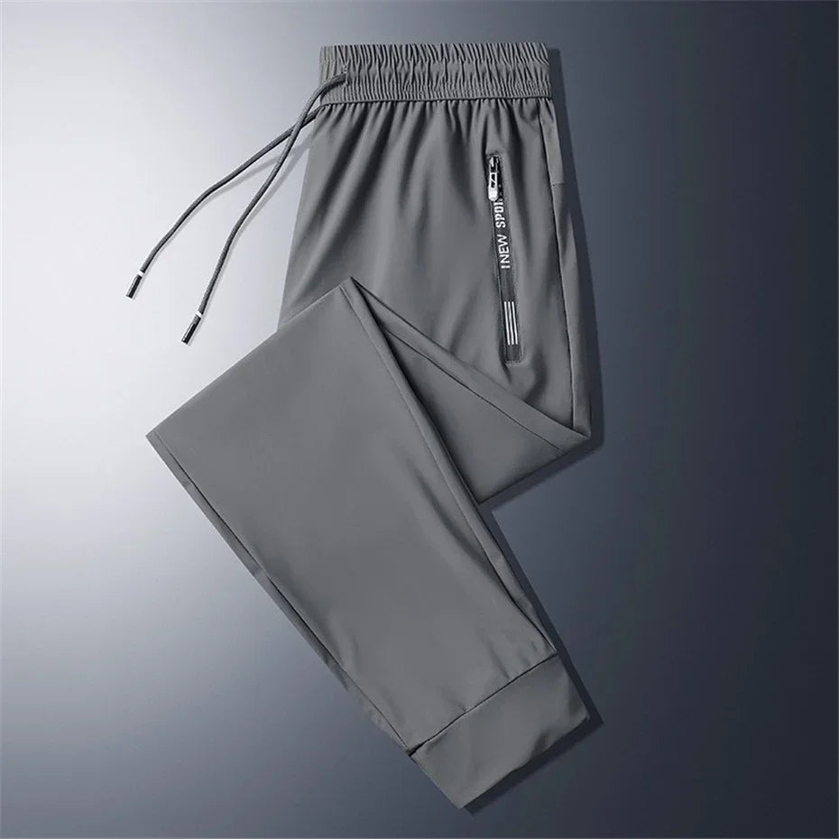 Men Plus Size Sweatpants Fashion Casual Stretch Pants